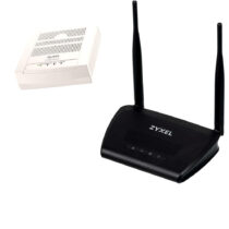 مودم زایکسل مدلP-650-T1 به همراه روتر زایکسل NBG-418N