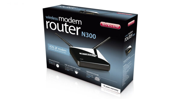 مودم روتر ADSL2 PLUS بی سیم N300 سایتکام مدل WLM4550