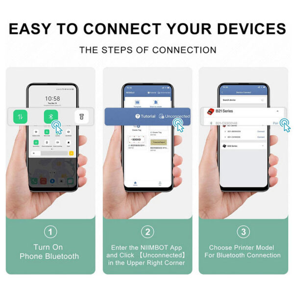 پرینتر لیبل زن لونار مدل Niimbot-B21