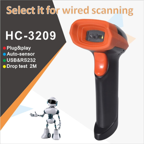 بارکد خوان دو بعدی هنیکس مدل HC-3209